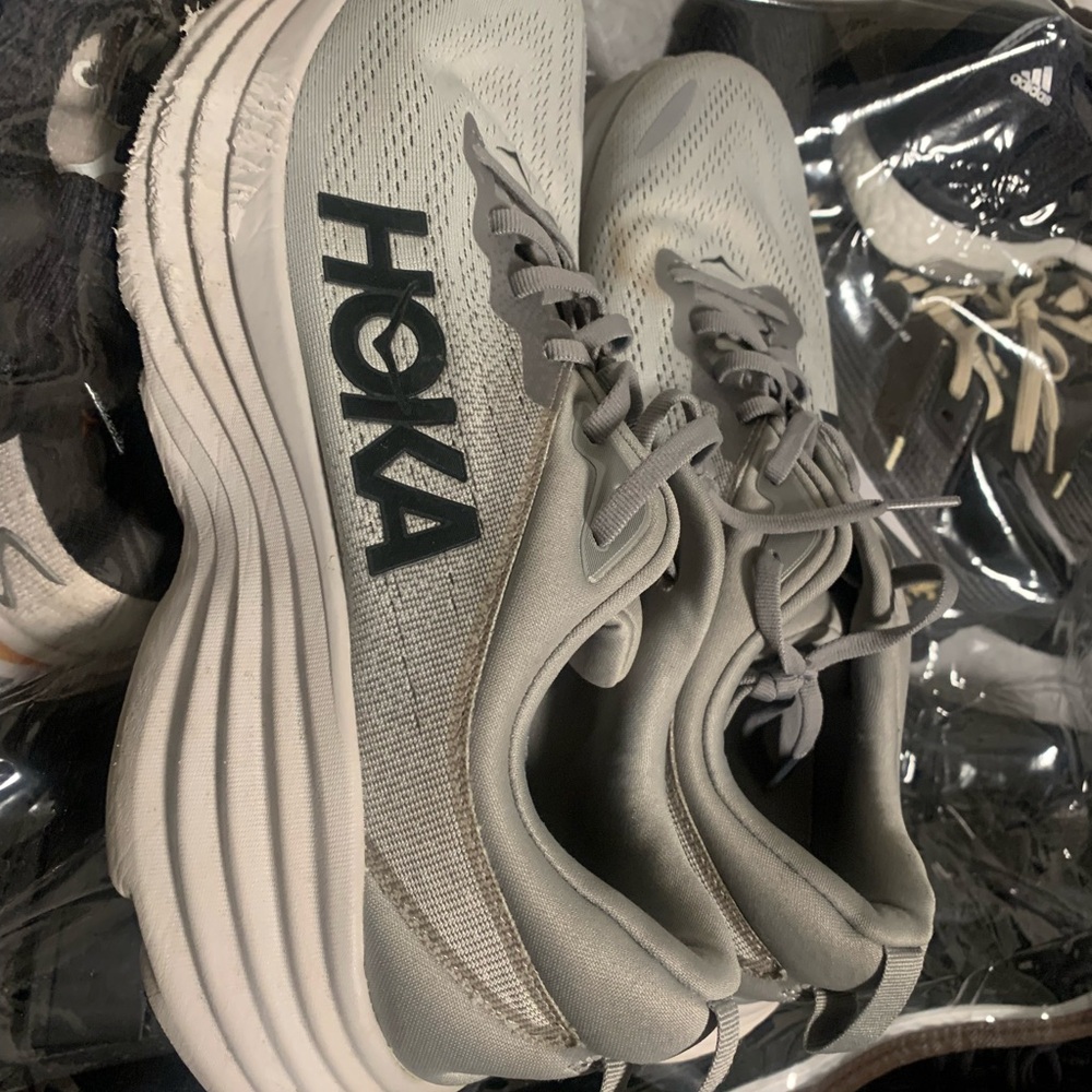 Hoka bondi 8 used grey